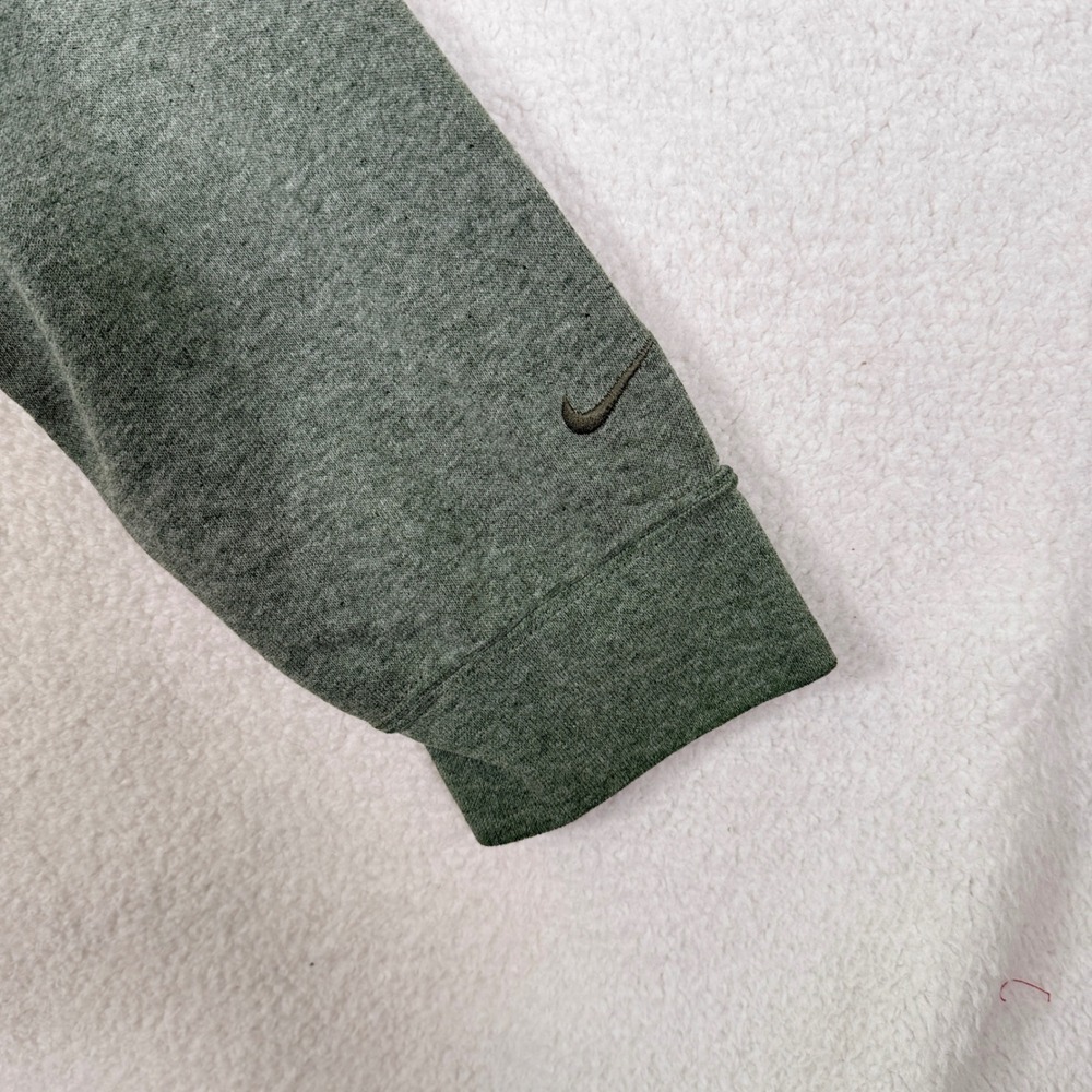 Vintage 90s Nike Spellout Crewneck Sweatshirt XL Sage Green Center Embroidered - Picture 12 of 16